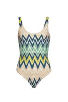 M Missoni M Missoni Chevron Print One-piece