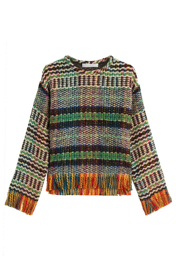 Philosophy Di Lorenzo Serafini Philosophy Di Lorenzo Serafini Wool Pullover With Fringing