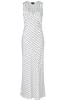Theory Theory Relaxed Slip Striped Maxi Dress