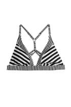 Paolita Paolita Striped Bikini Top - Black