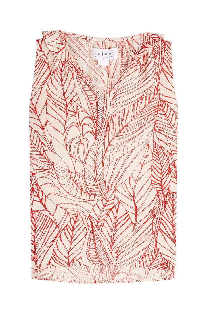 Velvet Velvet Printed Sleeveless Blouse