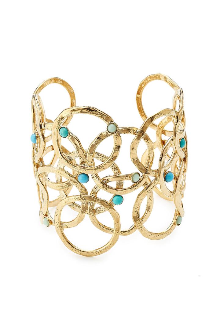 Gas Bijoux Gas Bijoux Olympie 24kt Gold Plated Cuff