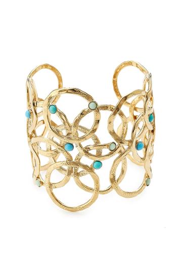 Gas Bijoux Gas Bijoux Olympie 24kt Gold Plated Cuff