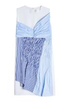 Victoria, Victoria Beckham Victoria, Victoria Beckham Gathered Fabric Sheath Dress - White