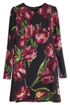 Dolce & Gabbana Dolce & Gabbana Printed Wool Dress