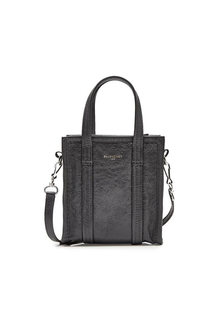 Balenciaga Balenciaga Bazar Xxsmall Leather Shopper