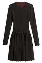 Alaia Alaia Spotted Knit Dress With Wool