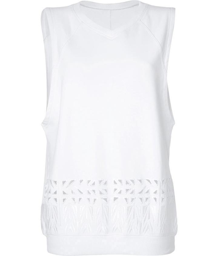 Faith Connexion Cotton Oversized Sleeveless Sweatshirt