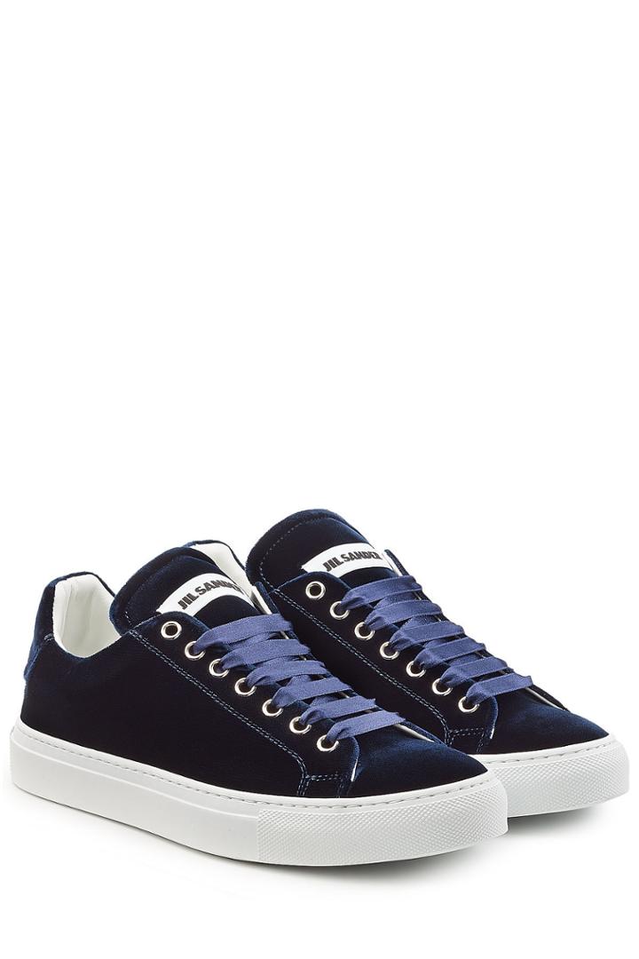 Jil Sander Jil Sander Velvet Sneakers