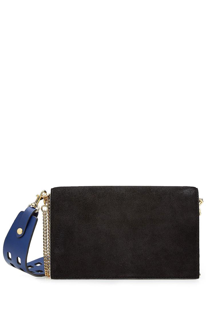 Diane Von Furstenberg Diane Von Furstenberg Soiree Crossbody Bag With Suede And Leather