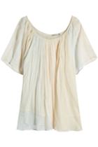 Mes Demoiselles Mes Demoiselles Gathered Cotton Blouse