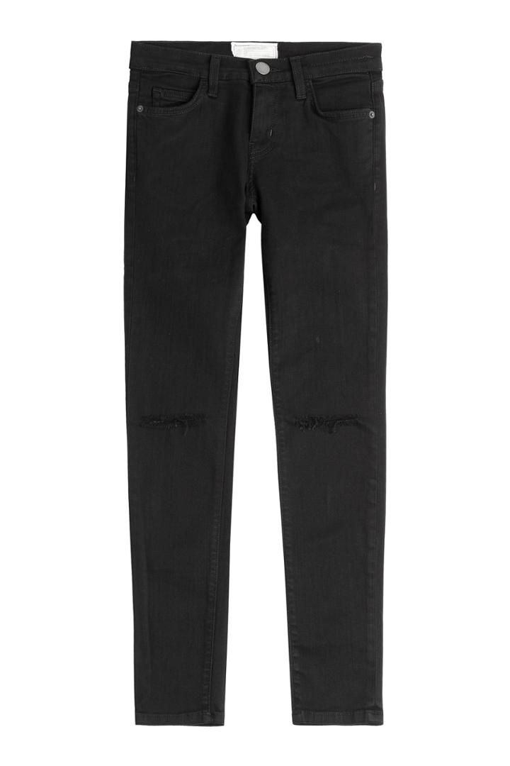 Current/elliott Current/elliott Distressed Skinny Jeans - Black
