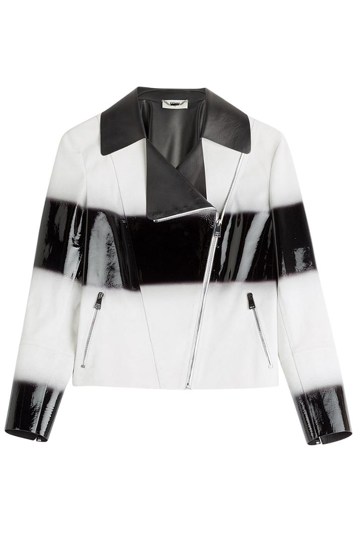 Fendi Fendi Two-tone Leather Jacket - Multicolor