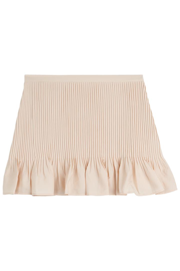 Vanessa Bruno Athé Vanessa Bruno Athé Pleated Miniskirt - Beige