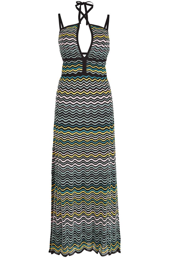 M Missoni M Missoni Crochet Knit Maxi Dress