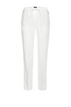 The Kooples The Kooples Kate Crepe Track Pants With Leather - White