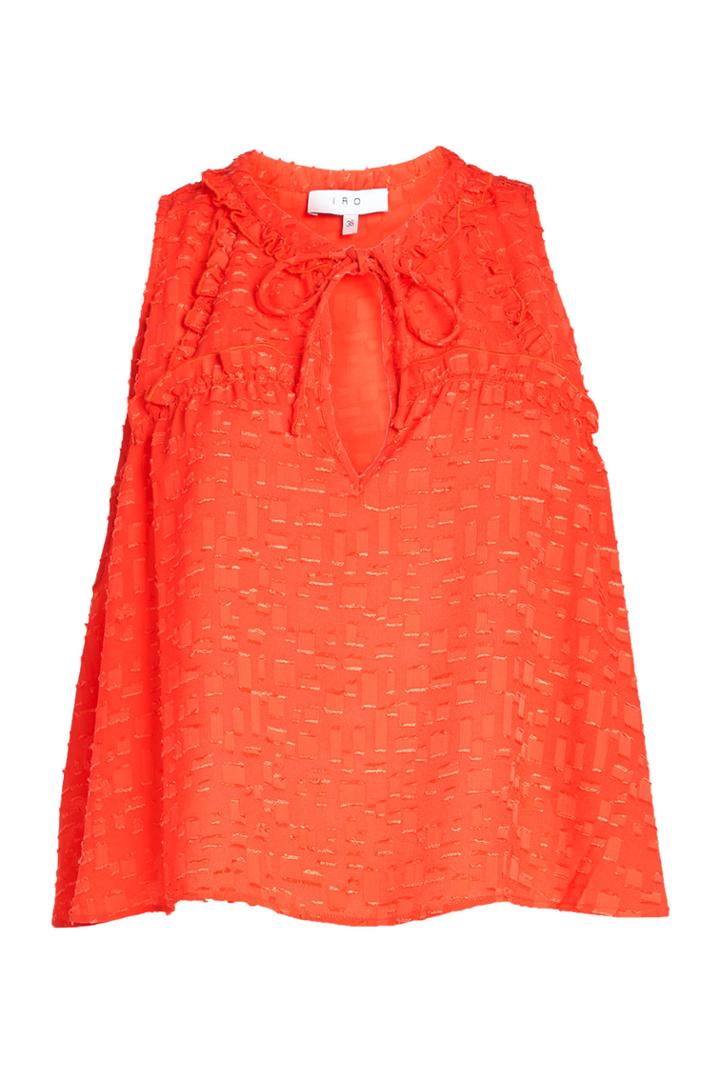 Iro Iro Pleated Ruffle Top