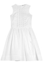 Ermanno Scervino Ermanno Scervino Embroidered Cotton Dress - White