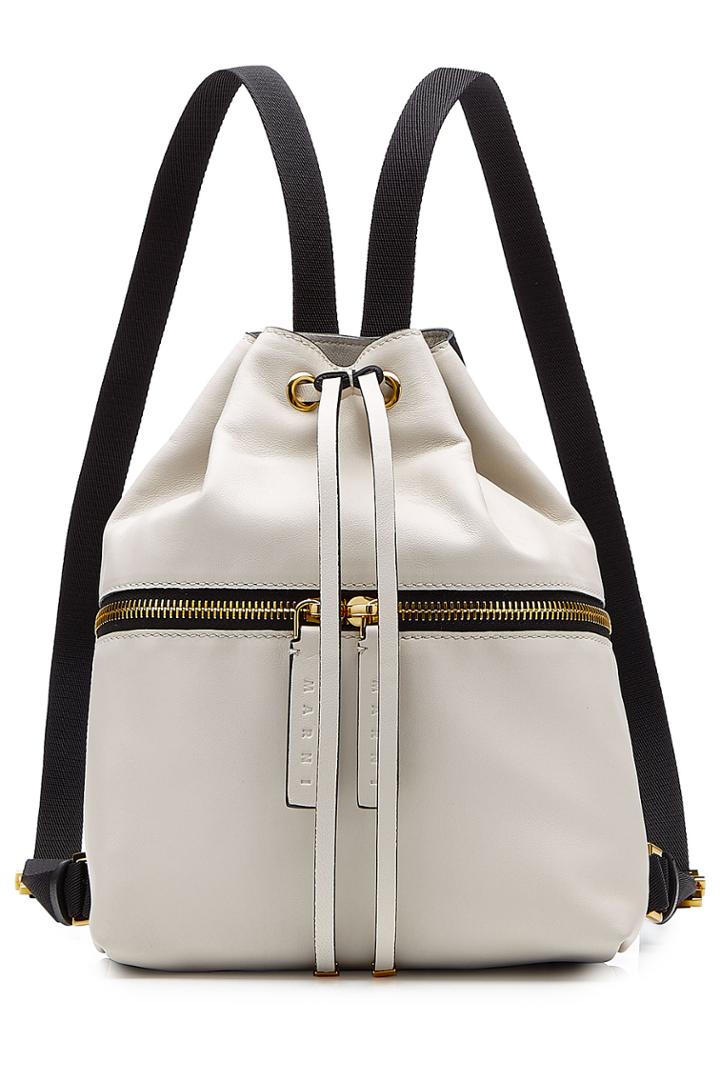 Marni Marni Leather Backpack - Multicolor