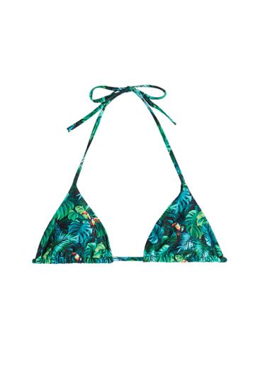 Onia Onia Printed Bikini Top