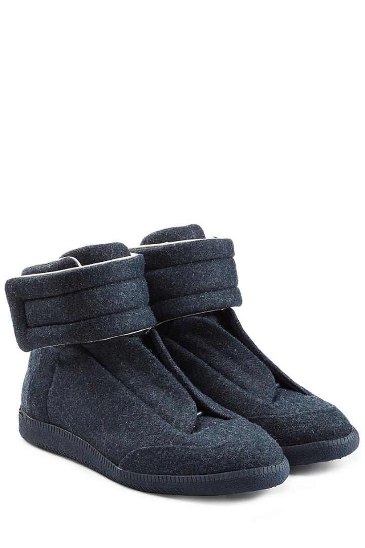 Maison Margiela Maison Margiela Future Felt Sneakers - Blue