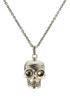 Alexander Mcqueen Alexander Mcqueen Skull Necklace - Silver