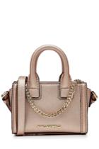 Karl Lagerfeld Karl Lagerfeld K Klassik Micro Tote Leather Shoulder Bag - Rose