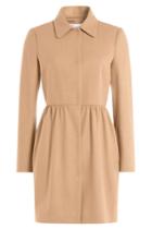 Red Valentino Red Valentino Wool-blend Tailored Coat - Beige