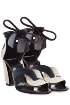 Pierre Hardy Pierre Hardy Leather And Linen Sandals
