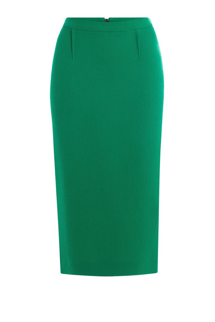 Roland Mouret Roland Mouret Wool Pencil Skirt - Green