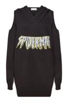 Faith Connexion Faith Connexion Spider Man Printed Cotton Sweatshirt Dress