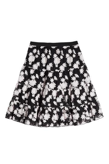 Giambattista Valli Giambattista Valli Embroidered Cotton Skirt