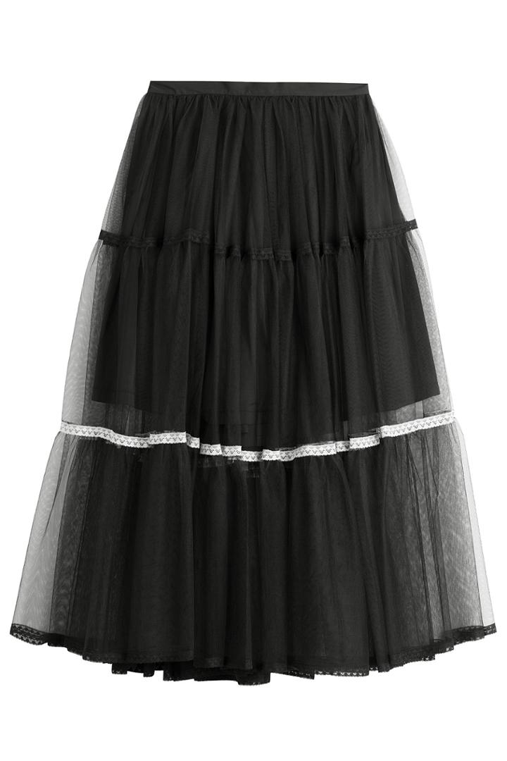 Preen By Thornton Bregazzi Preen By Thornton Bregazzi Tulle Skirt - Black