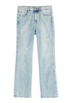 Seven For All Mankind Seven For All Mankind Distressed Cropped Jeans