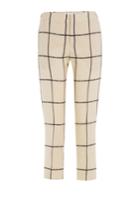 Chloé Chloé Windowpane Silk Blend Pants