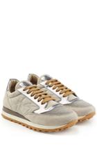 Brunello Cucinelli Brunello Cucinelli Embellished Sneakers With Suede