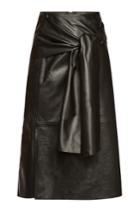 Joseph Joseph Leather Midi Skirt