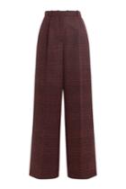 Sonia Rykiel Sonia Rykiel Printed Alpaca-virgin Wool Wide Leg Pants