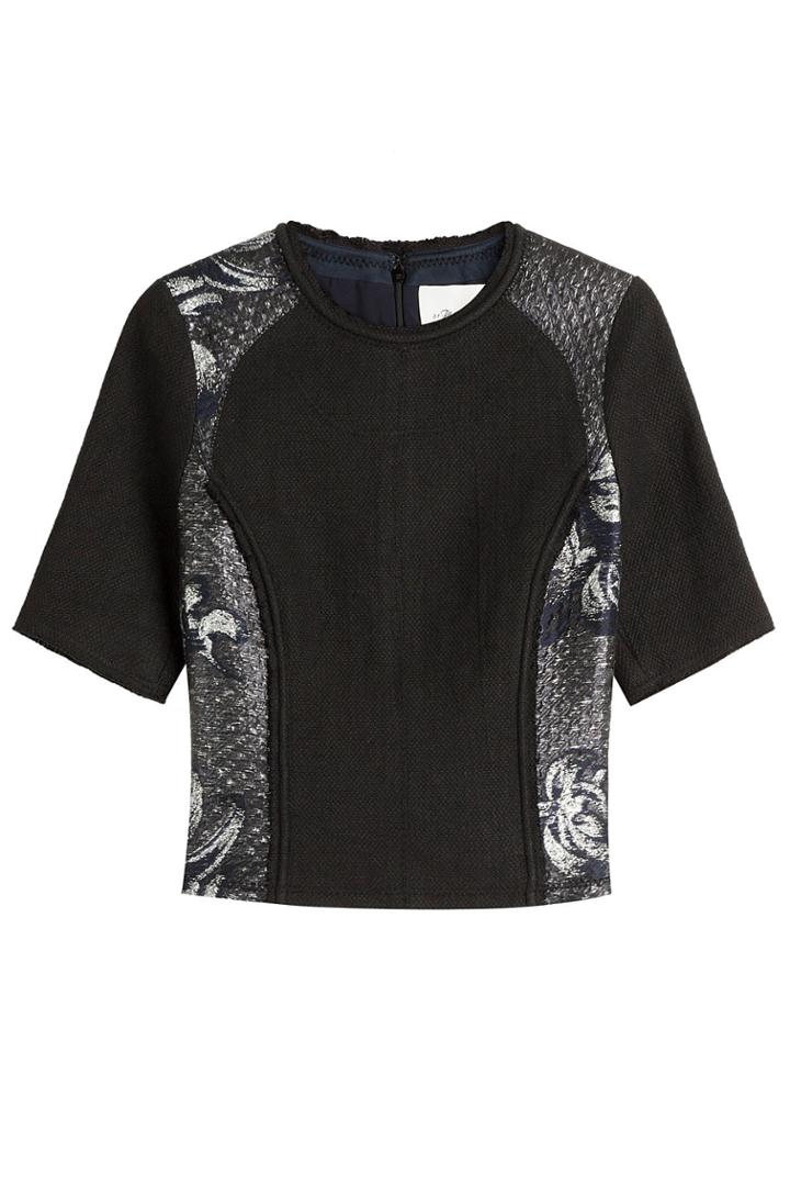 3.1 Phillip Lim 3.1 Phillip Lim Woven Panel Top - None