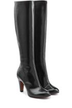 Lautre Chose Lautre Chose Leather Knee Boots - Black