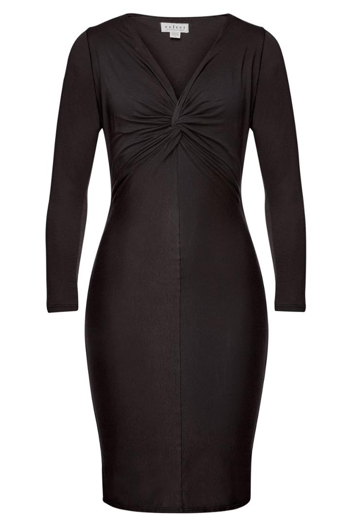 Velvet Velvet Morocco Cotton Dress With Knot Detail