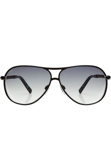 Tods Tods To08 Aviator Sunglasses - Black