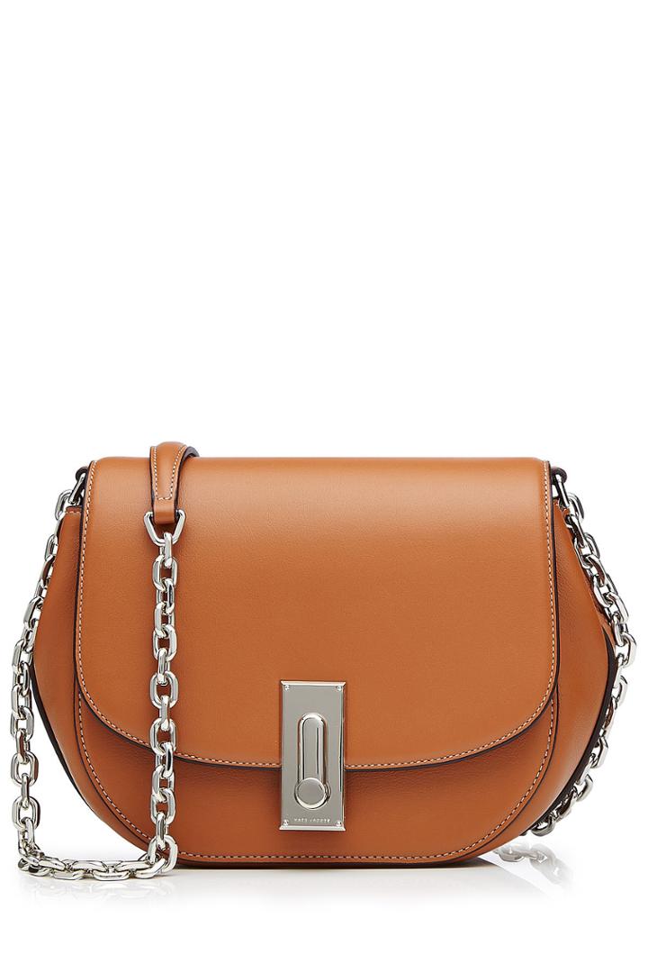 Marc Jacobs Marc Jacobs West End Leather Saddle Bag - Orange