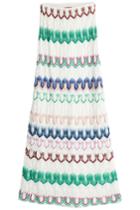 Missoni Missoni Crochet Knit Maxi Skirt - Multicolored