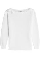 Max Mara Max Mara Cotton Pullover With Lace-up Shoulders