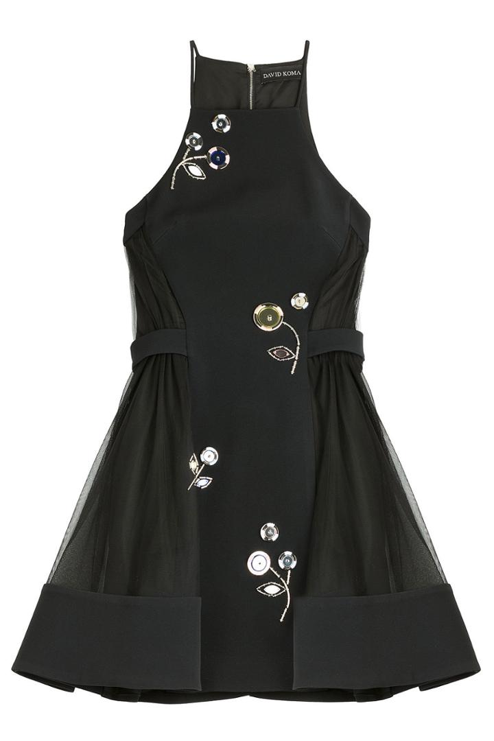 David Koma David Koma Embellished Dress