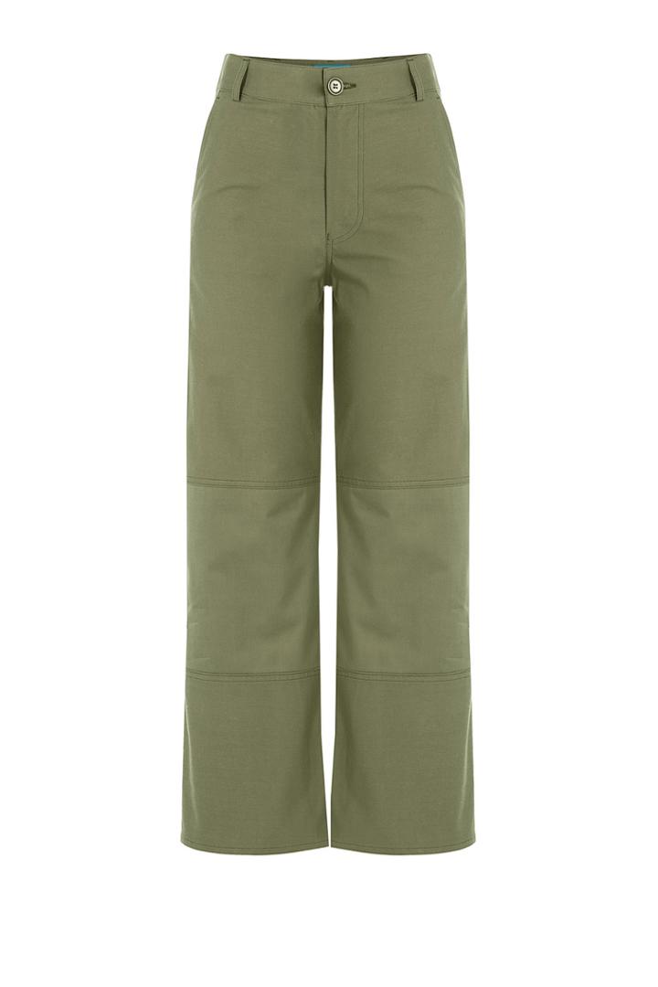 Mih Jeans Mih Jeans Cotton Wide Leg Culottes - Green