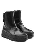 Fenty Puma By Rihanna Fenty Puma By Rihanna Leather Creeper Ankle Boots