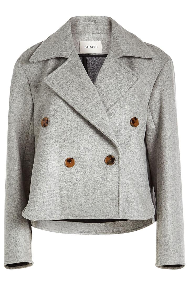 Khaite Khaite Carlotta Wool Jacket With Cashmere