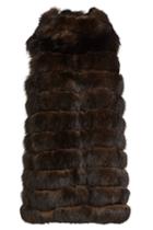 Yves Salomon Yves Salomon Fox Fur And Leather Vest